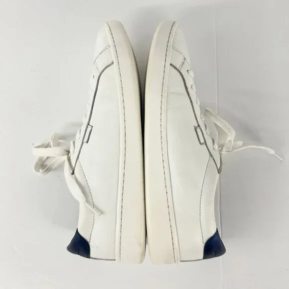 Sz 9 Women- Keds Ace Leather White / Blue, Dream Foam Padding‎ Sneakers - Picture 7 of 15